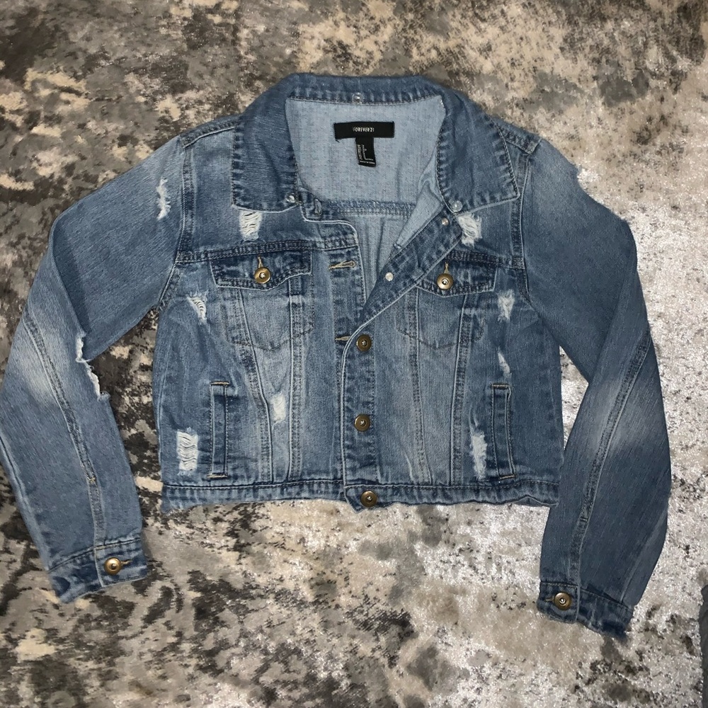 Cropped Jean Jacket